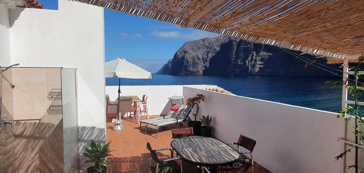 Penthouse De Roca In Poblado Marinero Lägenhet Acantilado de los Gigantes Exteriör bild
